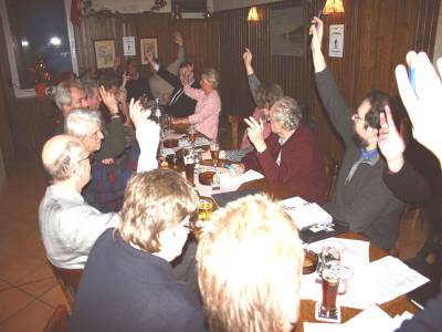 Abstimmung ber die Kandidaten zur Kommunalwahl 2006