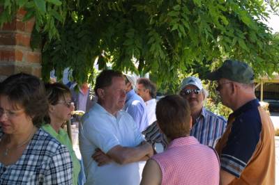 Auch dafr war neben dem Jazz noch Zeit genug: Gute Gesprche in guter Stimmung!